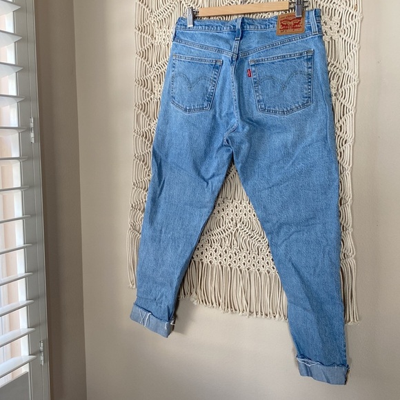 Levi’s 501 skinny high waisted blue denim jeans size small - Picture 5 of 9
